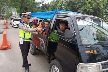Polisi imbau masyarakat tak gunakan mobil bak terbuka saat berlibur