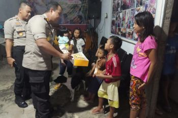 P2S Polres Minsel berbagi kasih dengan anak panti asuhan