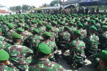 Pangdam XIII/Merdeka apresiasi kinerja 500 Satgas Pamrahwan di Maluku