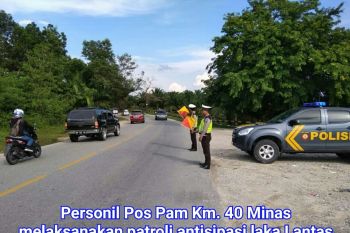 Arus kendaraan Jalur Lintas Utara Riau meningkat, 400 lebih mobil melintas