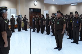 Kajati Sulawesi Utara pimpin apel kerja usai cuti Lebaran