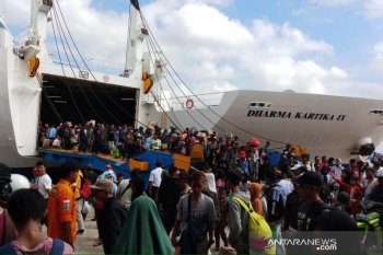 Pelabuhan Trisakti Banjarmasin alami puncak arus balik