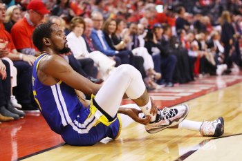 Gim kelima Final NBA, Durant cedera lagi