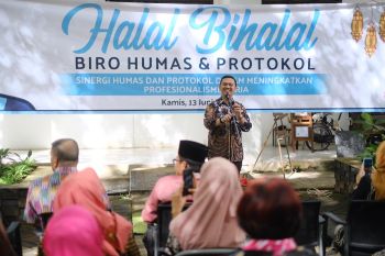 Biro Humas Protokol Sulsel gelar halal bihalal perekat silaturahmi
