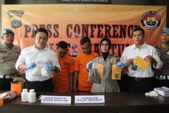 Polres tangkap dua pemuda diduga terlibat penyalahgunaan narkoba