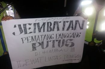 Dishub Sumsel koordinasikan anjloknya jembatan lintas timur