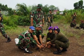 Jaga kelestarian alam, Kodim 0314/Inhil lakukan penanaman pohon buah-buahan