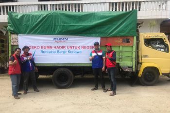 Bantuan BUMN Korban Banjir Konawe dikoordinir Pertamina Capai Rp 1,25 M