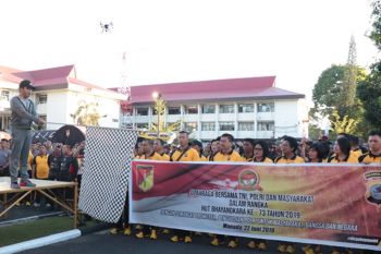 Polda Sulawesi Utara gelar kegiatan bersama TNI dan masyarakat