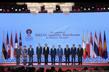 Pemimpin ASEAN luncurkan depot ketiga logistik di Provinsi Chainat Thailand
