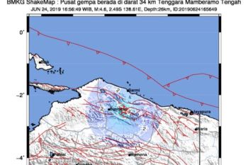 Gempa bumi 4,6 SR kembali guncang Kabupaten Mamberamo Tengah
