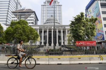Larangan untuk aksi halal bihalal di depan MK