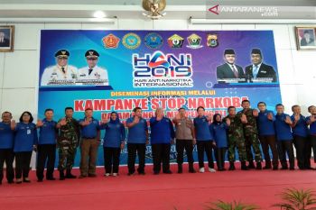 Peringati HANI 2019, BNNP gelar desiminasi  kampanye stop narkoba