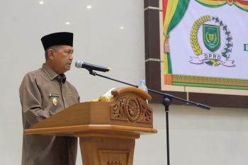 Wabup sampaikan tanggapan terhadap pandangan umum fraksi tentang  pertanggungjawaban APBD 2018