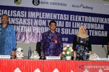 Sekprov dorong transaksi nontunai seluruh ASN Pemprov Sulteng