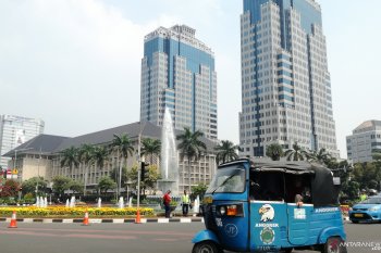 Lalu lintas Silang Monas lancar