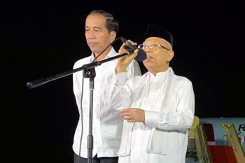 KH. Ma'ruf Amin mohon doa dan dukungan majukan bangsa Indonesia