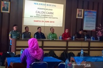 Desa di Bantul melibatkan pihak ketiga untuk transparansi seleksi carik