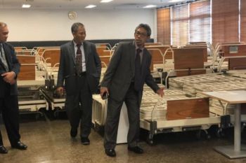 Jepang sumbang 200 tempat tidur medis dan 39 mobil untuk Sulsel