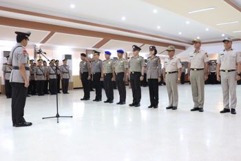 140 personel Polda Sulawesi Utara naik pangkat