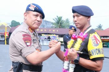 Sebanyak 600 Brimob Polda Sumsel kembali ke pangkalan