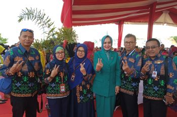 Istri gubernur pimpin rombongan Lampung ke Harganas di Kalsel