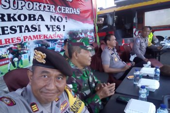 400 aparat Polres Pamekasan amankan laga Madura Vs PSM