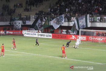 Babak pertama PSS ungguli Kalteng Putra