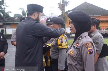 Pemko dan Polres Padang Panjang apel bersama program S satu polisi satu RT