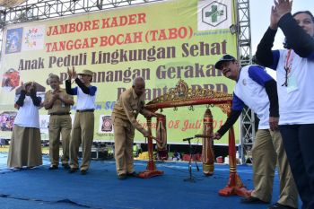 Ribuan anak mengikuti Jambore Tanggap Bocah berantas DBD