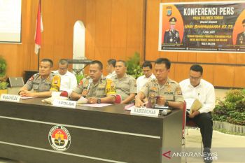 Penanganan sejumlah kasus di Polda Sulteng turun