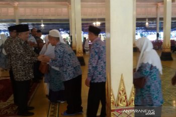 Sebanyak 236 calon haji Gunung Kidul diberangkatkan dua kloter