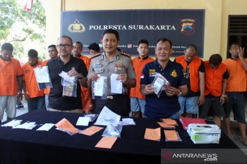 13 tersangka narkoba jalani pemeriksaan Polresta Surakarta