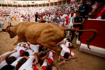 Pria di Spanyol tewas ditanduk pada festival banteng