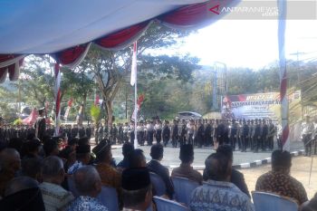Agenda HUT Bhayangkara di Baubau  berlangsung sederhana