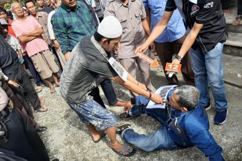 Peragakan 14 adegan, Polres Solok Kota rekonstruksi pembunuhan di Muara Panas