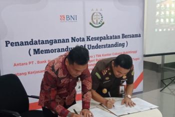 BNI Cabang Bukittinggi kerjsama dengan Kejari