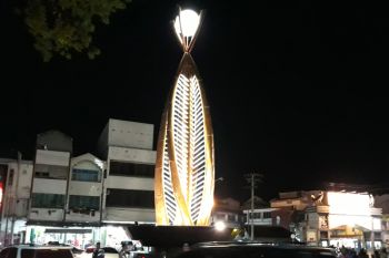 Tugu nol kilometer, ikon baru di tengah Kota Palu