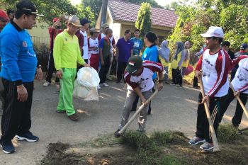 Bupati Banyuasin pimpin gotong-royong peringatan Hari Lingkungan Hidup