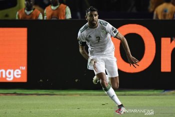 Mahrez mengantar Aljazair ke final tantang Senegal