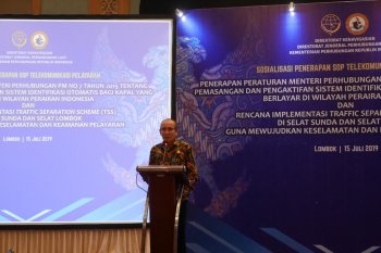 Kapal berlayar di perairan Indonesia wajib pasang sistem identifikasi otomatis
