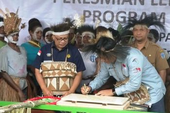 Pertamina resmikan pengoperasian SPBU Kompak di Asmat