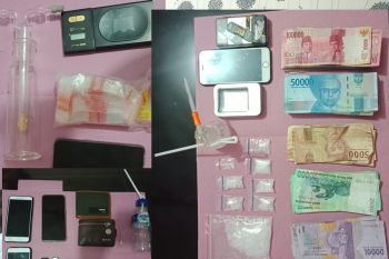 Polisi baru tetapkan satu tersangka narkoba di Tatanga
