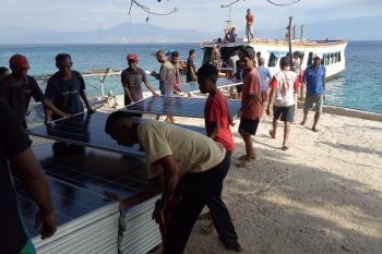Rasio desa berlistrik di NTT mendekati 87,95 persen