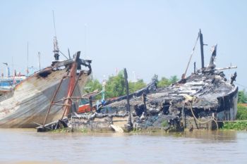 Kapal mangkrak tidak hambat normalisasi Sungai Juwana