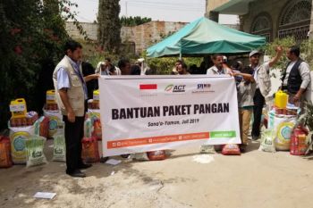 Redam krisis pangan, ACT berikan bantuan pangan ke Yaman