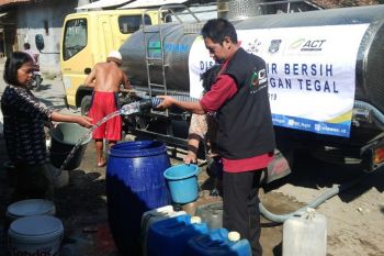 Tegal kekeringan, ACT bantu belasan ribu liter air bersih