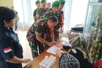 Satgas karhutla Ogan Komering Ulu  gelar tes urine