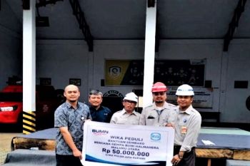 WIKA Bantu Pemulihan Korban Gempa Halmahera Selatan