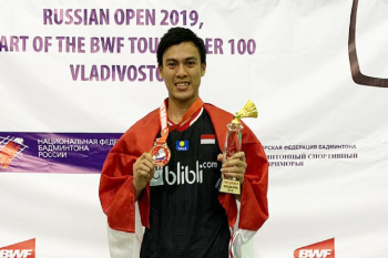Shesar Hiren Juara di Rusia Open 2019 setelah tundukkan Pemain Singapura